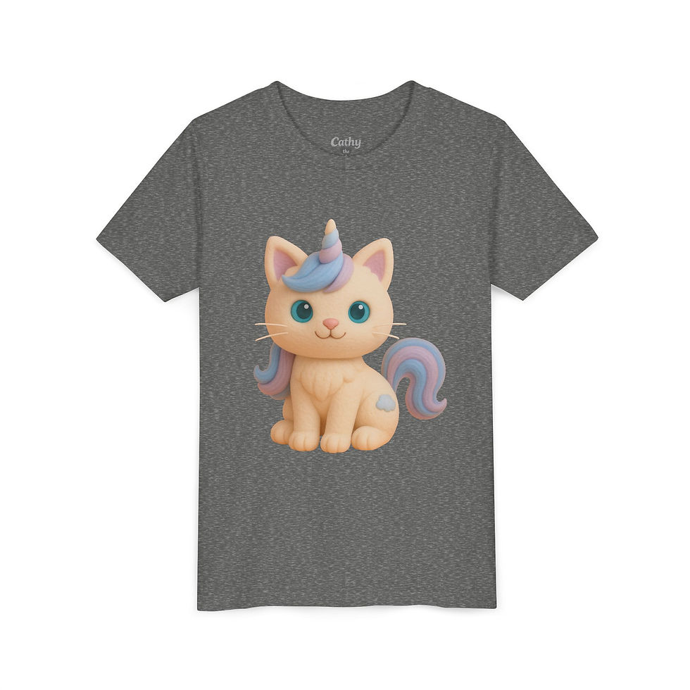 Thumbnail: "Fluffy" Sing-Along Crew Tee  Shirt with “100% Fluffy” Back