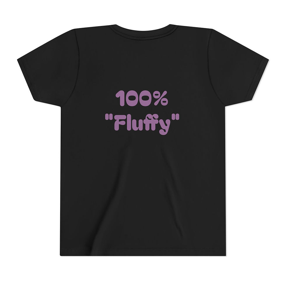 Thumbnail: "Fluffy" Sing-Along Crew Tee  Shirt with “100% Fluffy” Back