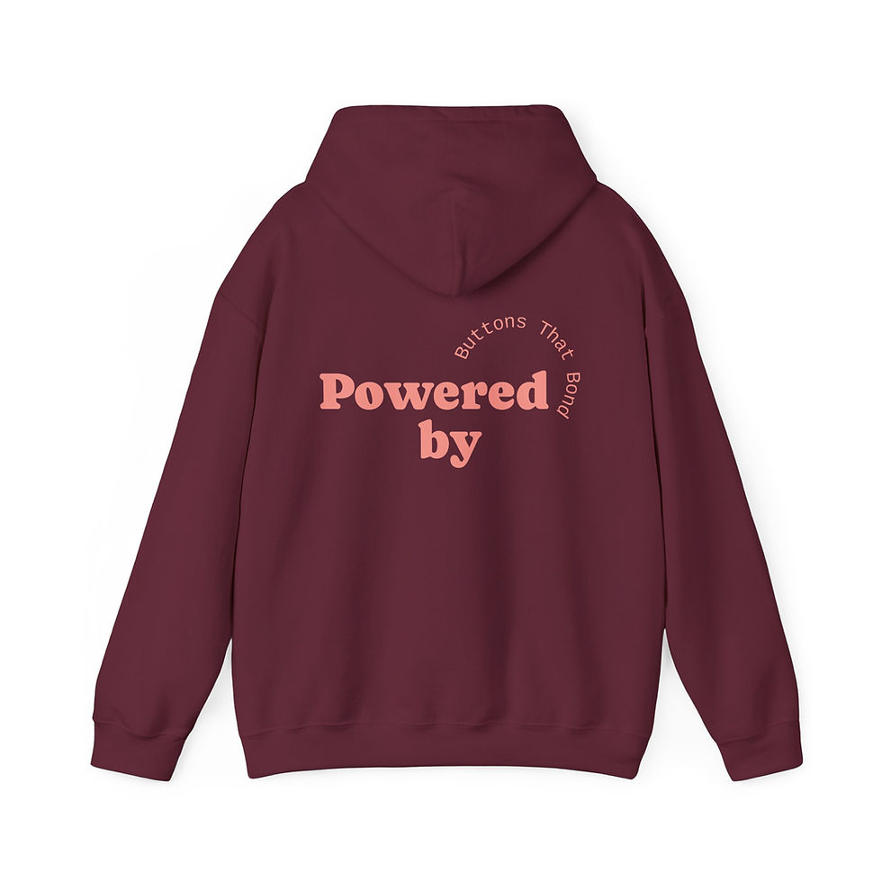 Thumbnail: “BUTTONS” Caticorn Hoodie with Sweet Back Message
