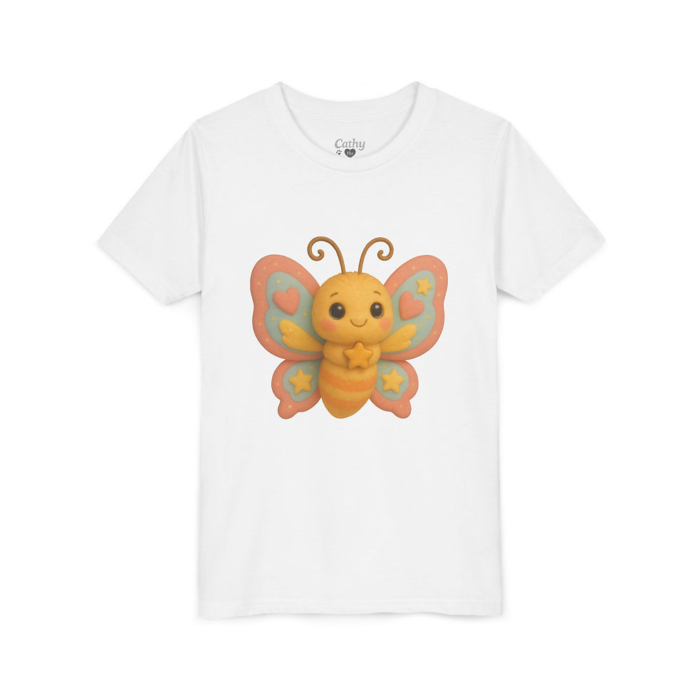 Thumbnail: Caticorns Galore Series Character "Bravie the Butterly" Tee 
