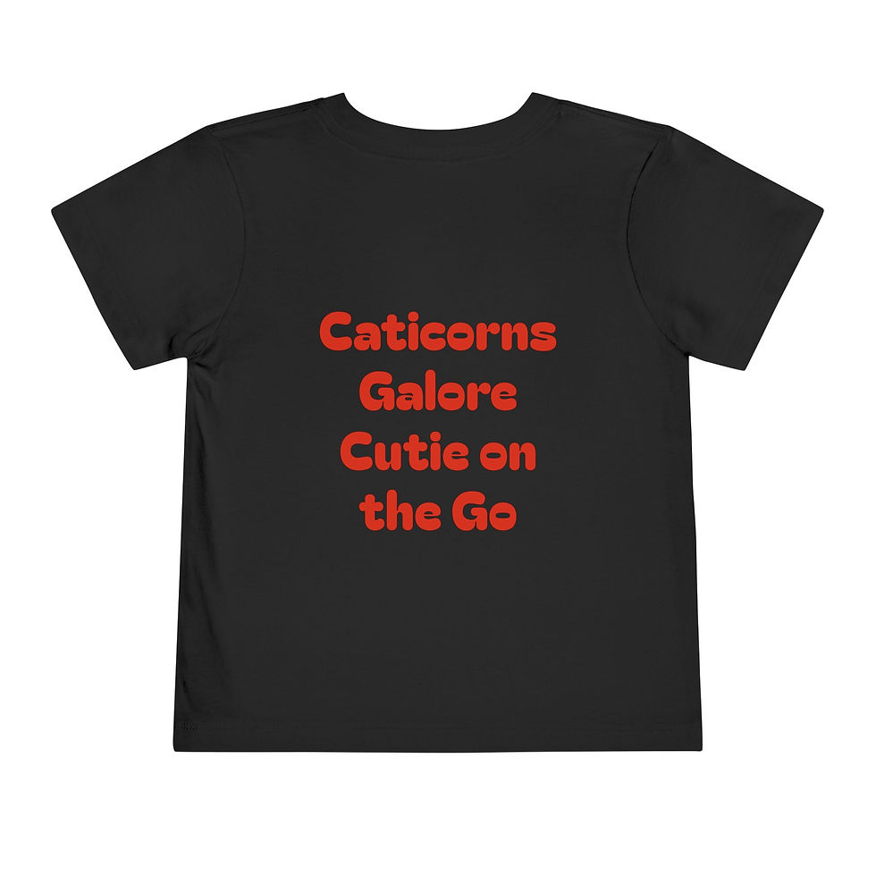 Thumbnail: Toddler Tee - Caticorns Galore Character "PEPPER"