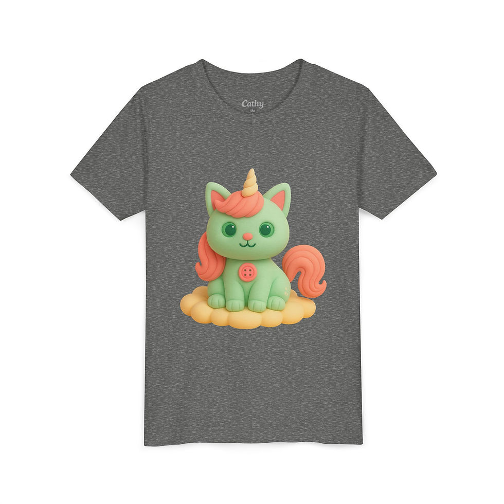 Thumbnail: "Buttons" Tee – with “100% Buttons” on Back (Youth)