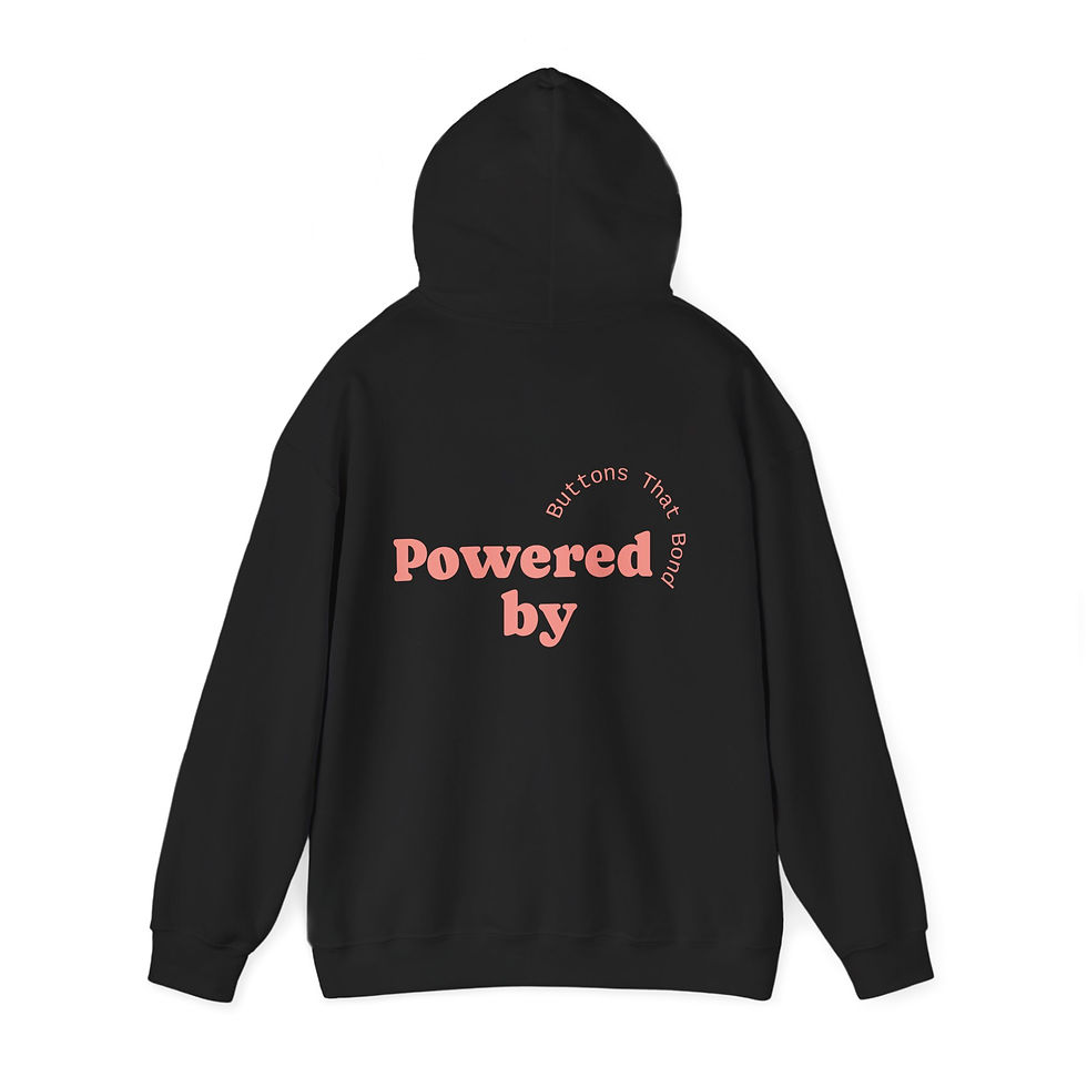 Thumbnail: “BUTTONS” Caticorn Hoodie with Sweet Back Message