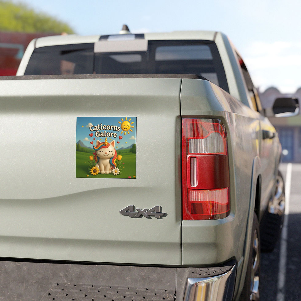 Thumbnail: Car Magnet - Caticorns Galore - Fun Car Accessories 
