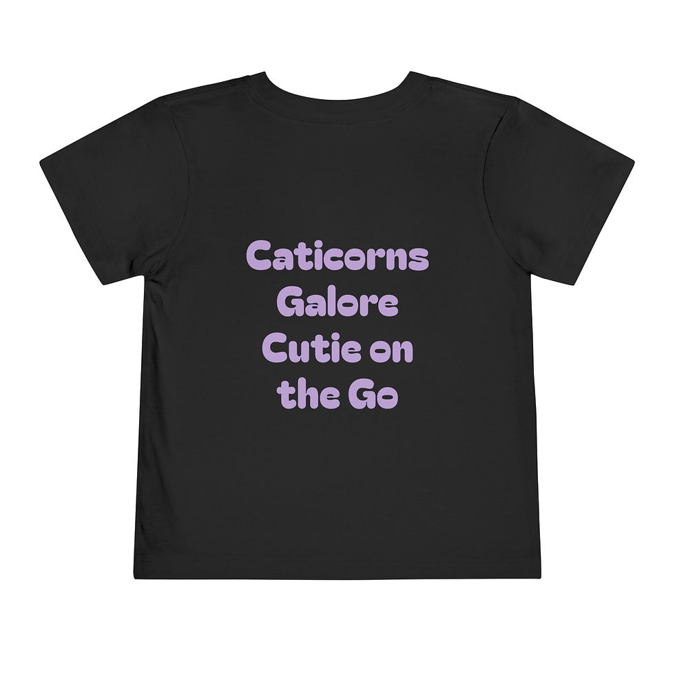 Thumbnail: Toddler Tee - Caticorns Galore Character "FLUFFY"