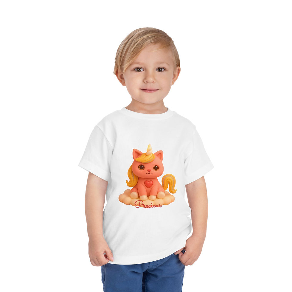 Thumbnail: Toddler Tee - Caticorns Galore Character "PRECIOUS"