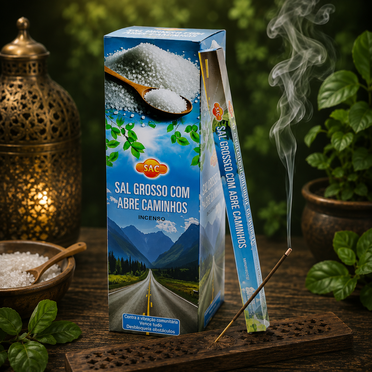 Encens SAC – Sel Gros & Ouvre-Chemins (Sal Grosso com Abre Caminhos)