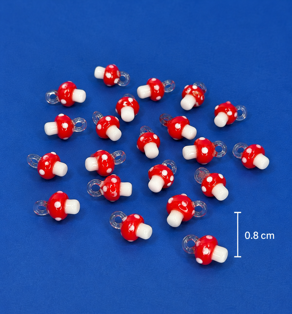 Perles en verre - Champignon