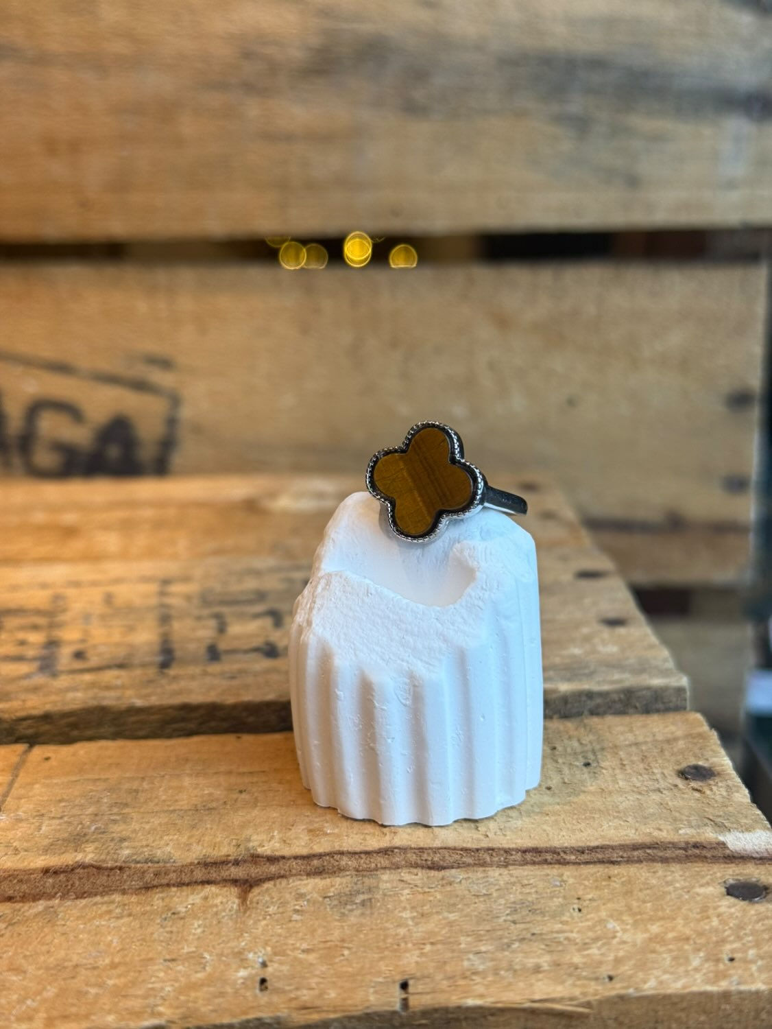 Bague en Œil de Tigre - A20