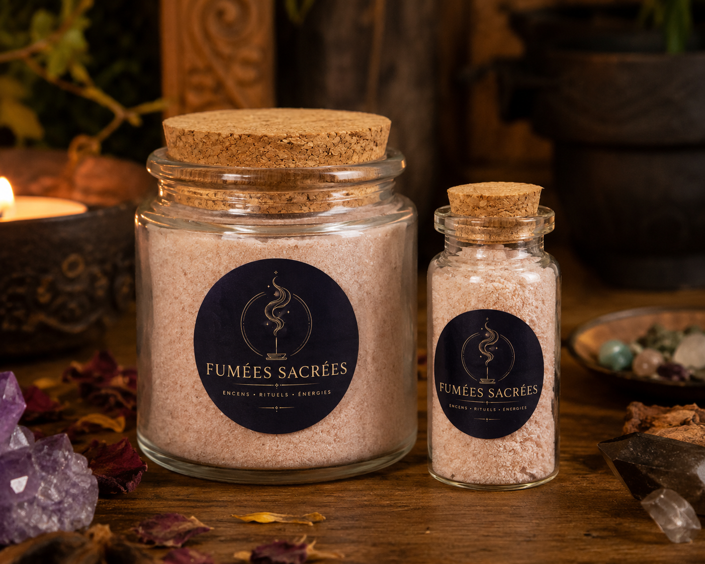 Sel de l'Himalaya – Fiole rituelle