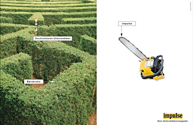 Freier Top Texter Print-Anzeigen-Kampagne IMPULSE UNTERNEHMER-MAGAZIN