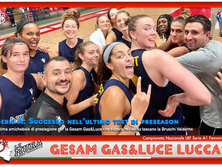 Il Basket Le Mura Lucca chiude il precampionato con una vittoria sulla Bruschi Valdarno 83-66