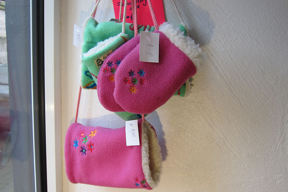 Kindermuff u. Fäustlinge