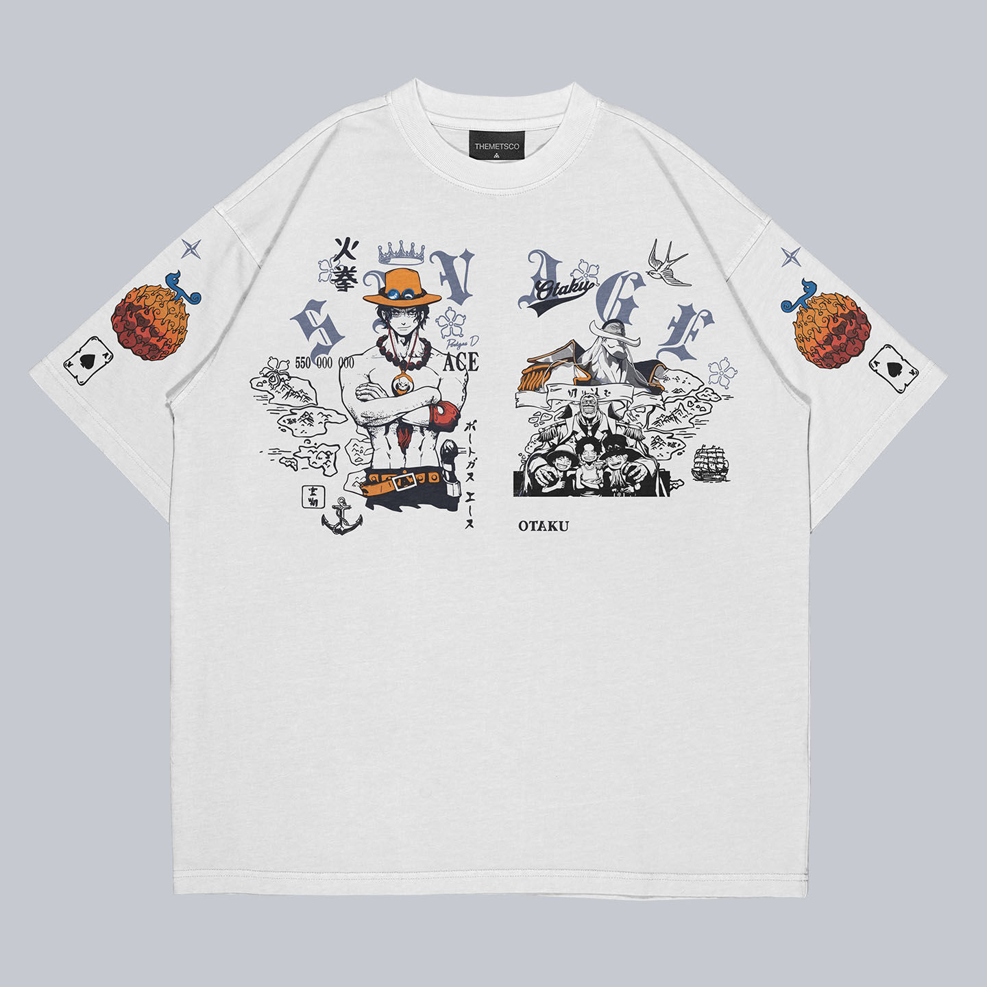 Portgas D Ace Oversize Tshirt