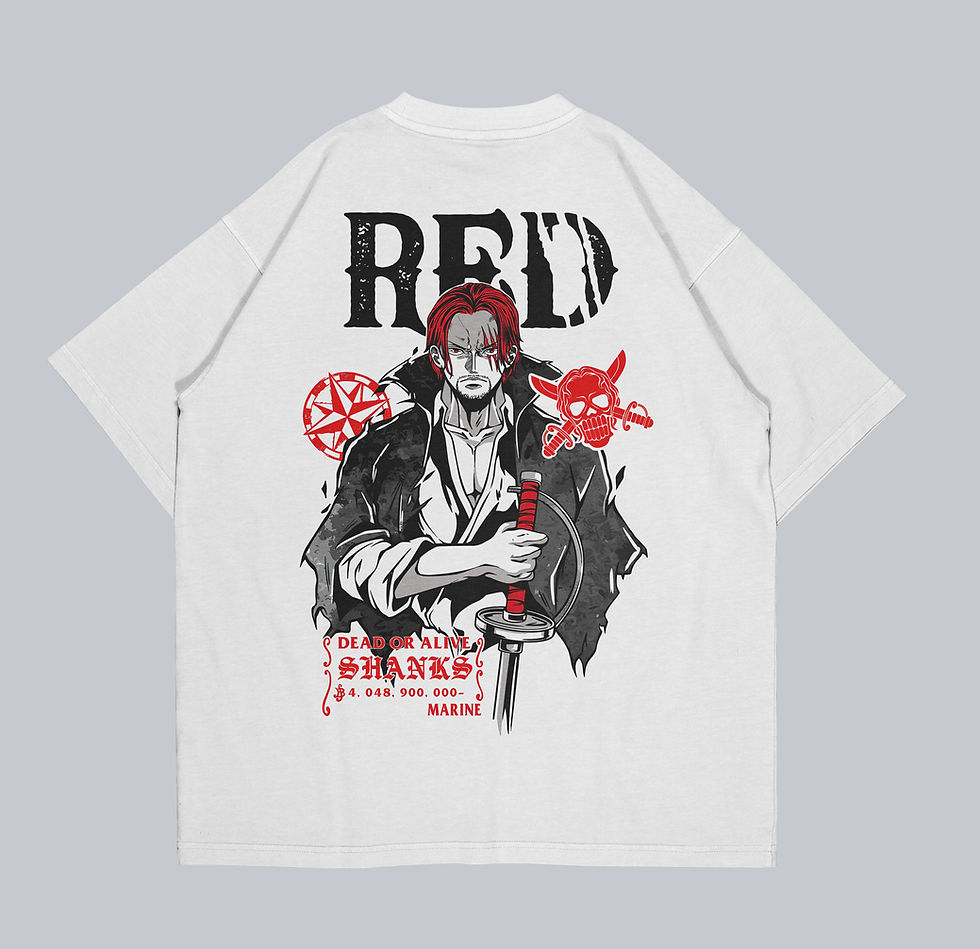 Küçük resim: Shanks The Red Oversize Tshirt