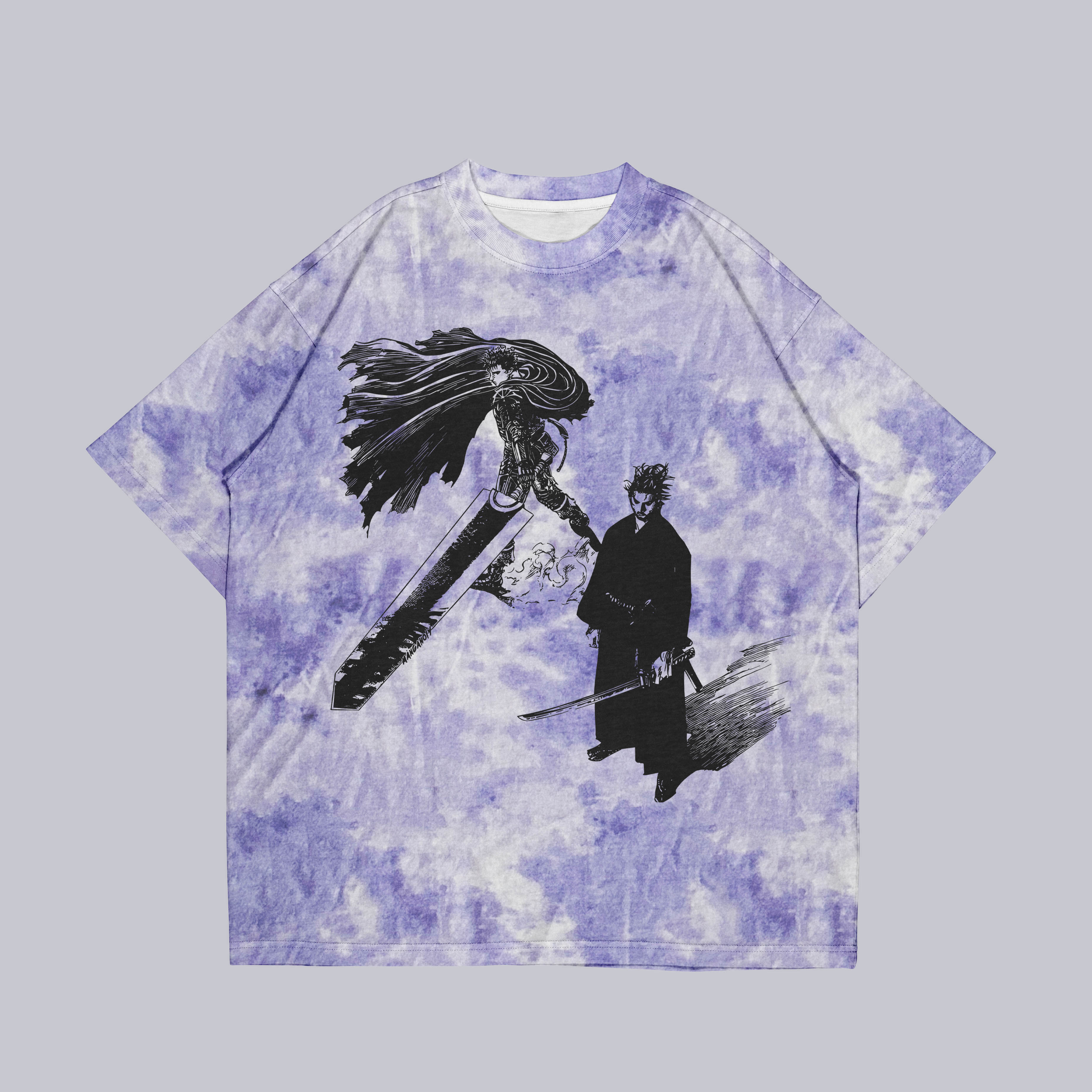 Berserk x Vagabond Dye Tie Oversize Tshirt