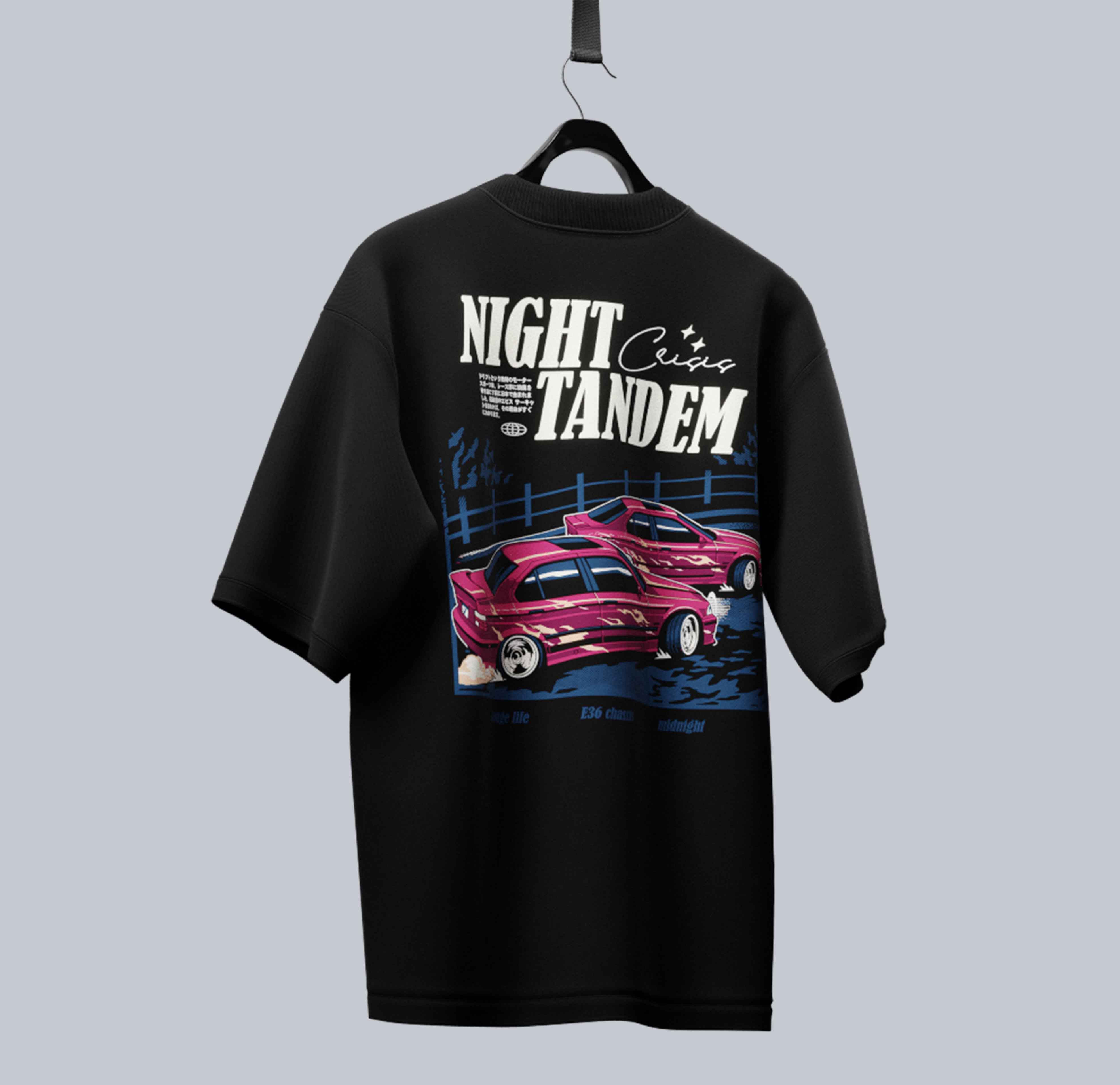 Night Tandem Oversize Tshirt