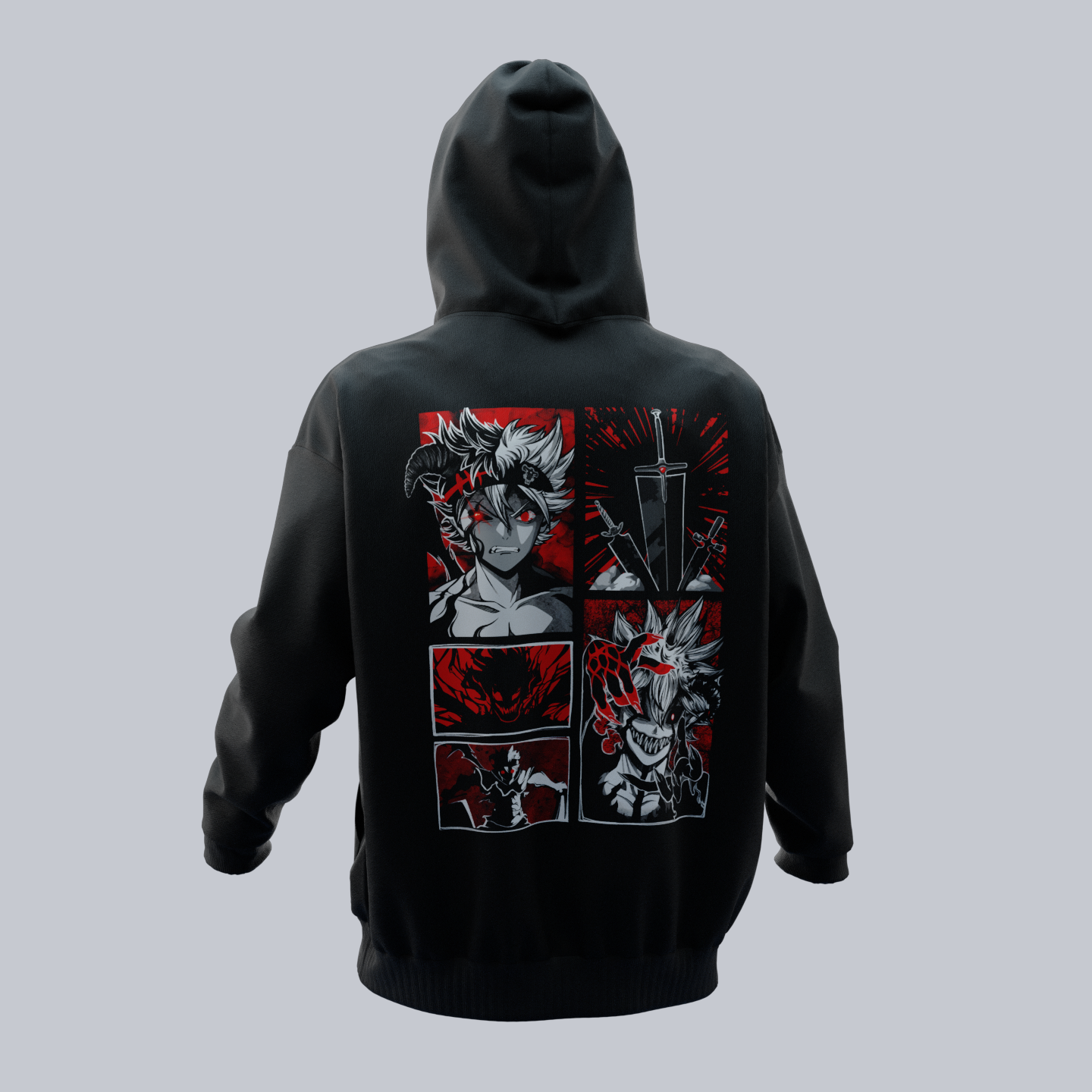 Black Clover Asta Oversize Hoodie