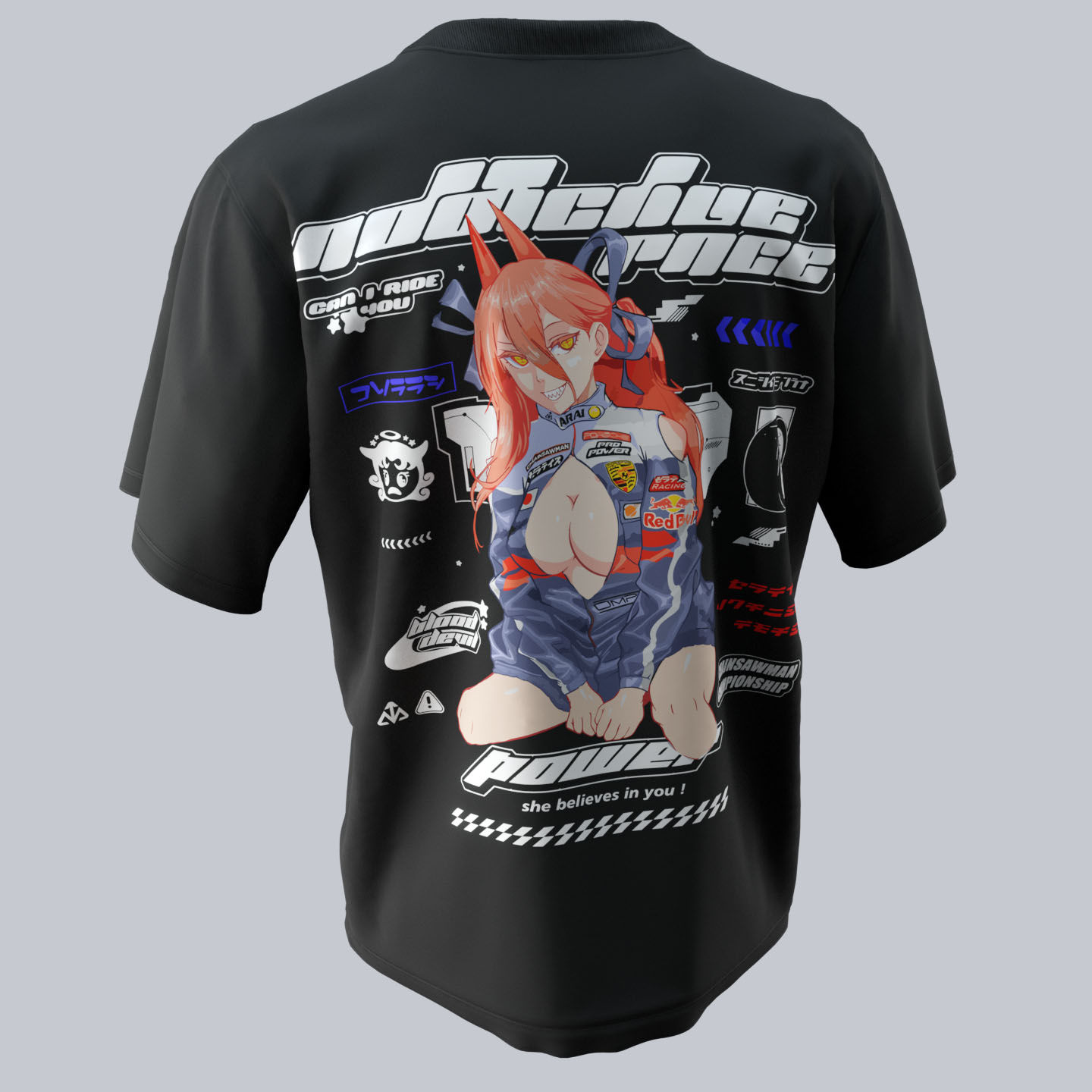 Race With Power Oversize Tshirt