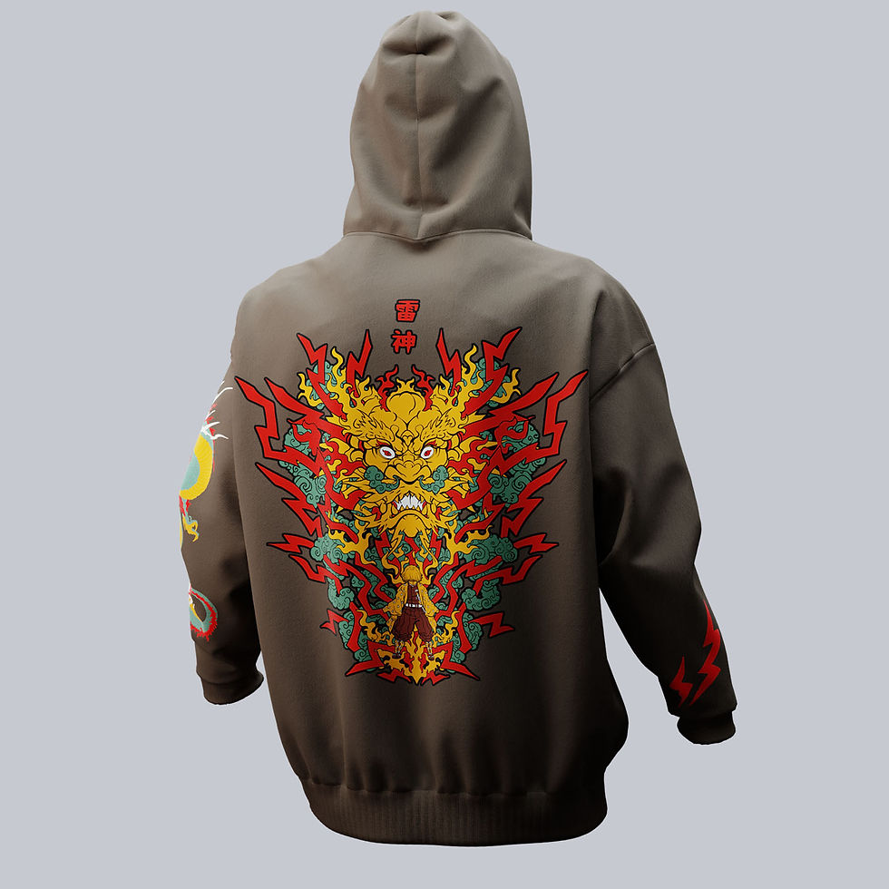 Küçük resim: Zenitsu  Oversize Hoodie