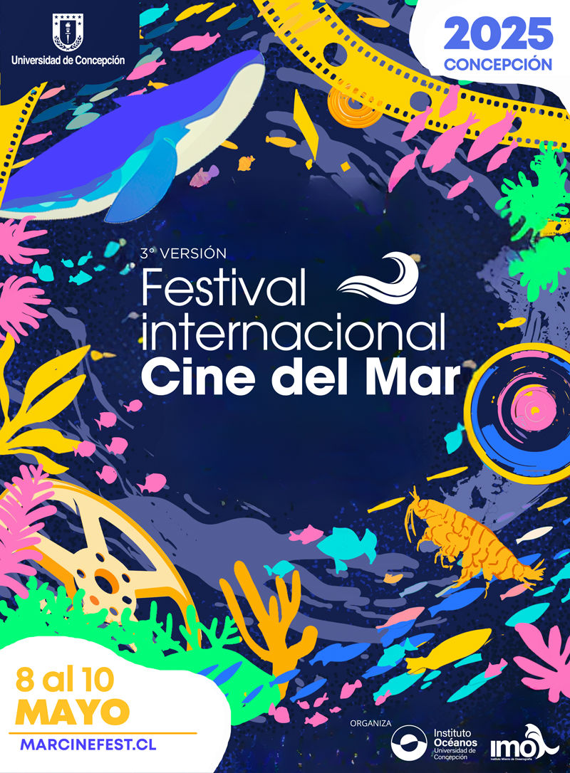Afiche oficial del evento diseñado por Felipe Gamonal.
