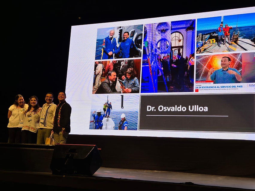 Reconocimiento del Dr. Osvaldo Ulloa en ISME Lat 2025.