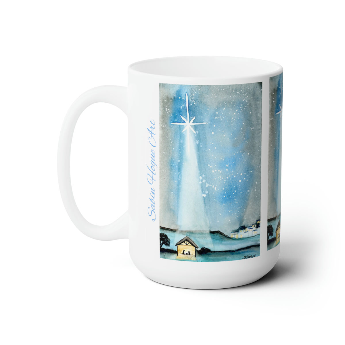 Star of Bethlehem Ceramic Mug 15oz