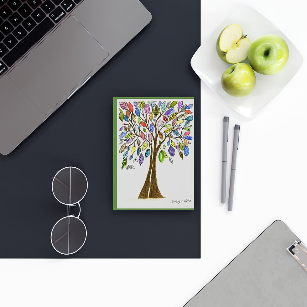 Thumbnail: Tree design Hard Backed Journal