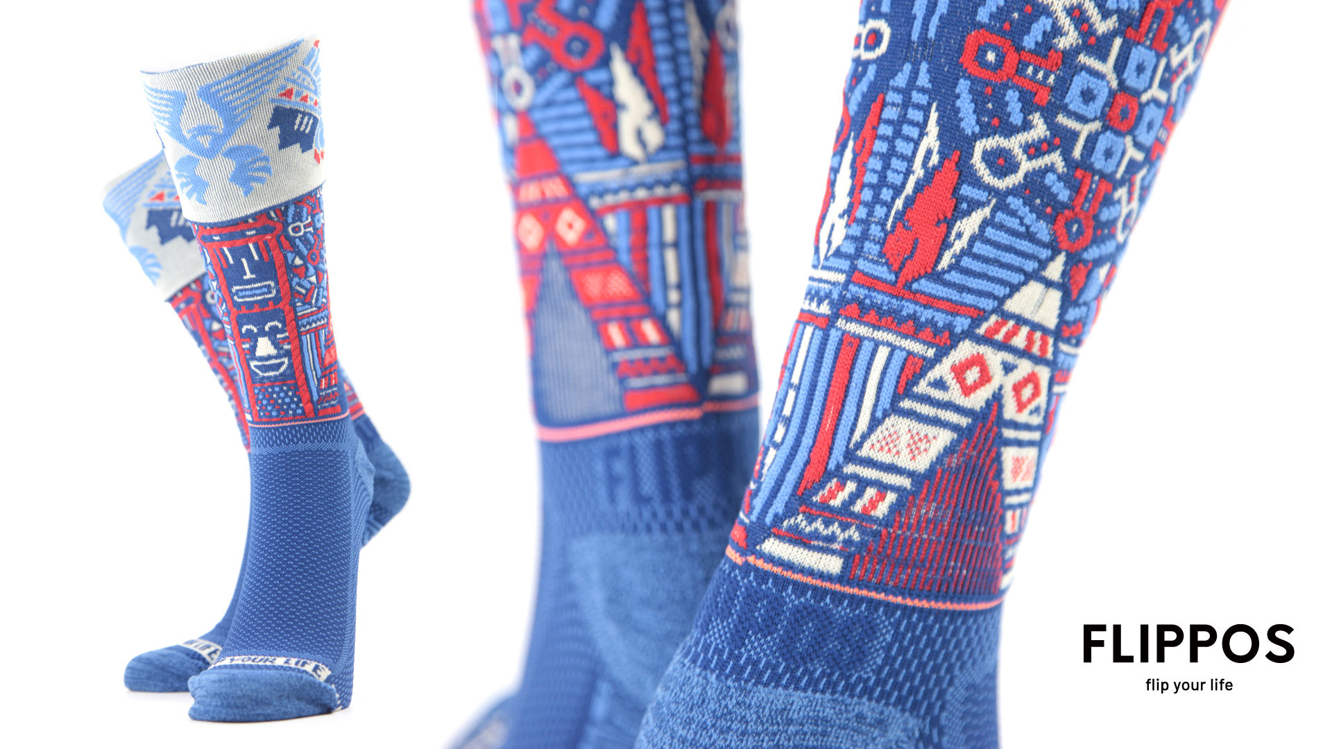 Flippos - 翻轉運動壓力襪 大地英豪