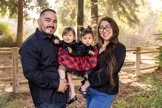 redwood forest family photos for the holidays