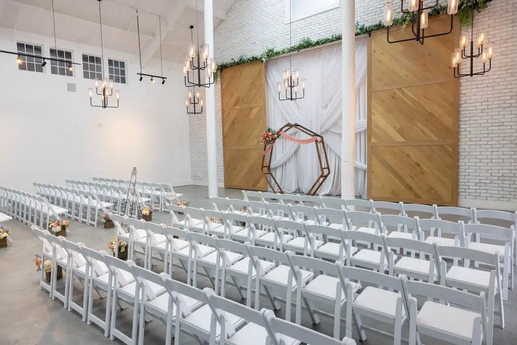 interior of carlsbad windmill wedgewood chairs for ceremony