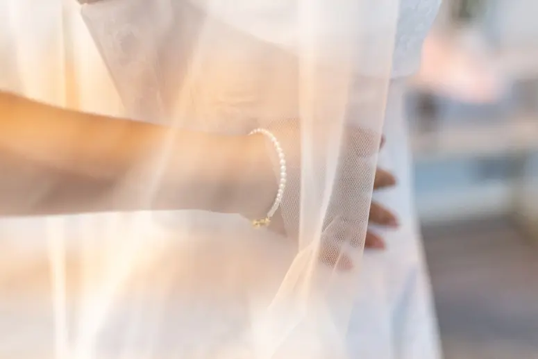 something borrowed bracelet pearl