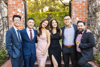 never miss a chance to get your family together for a photo at the thursday club in front of stairs