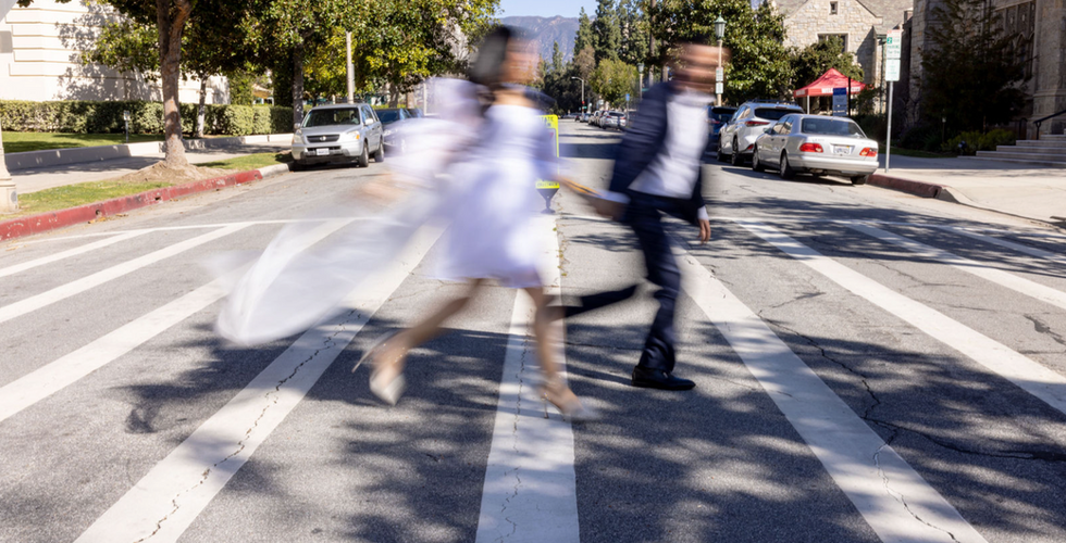 Engagement Photos What to Wear dressed up suit and white flowing dress