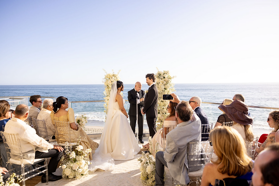 amazing view for a beach wedding