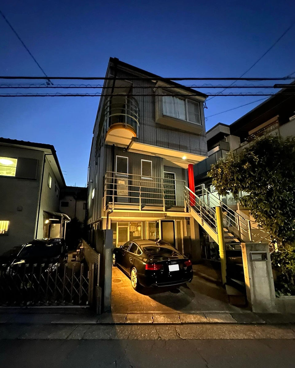店舗併設の鉄骨住宅