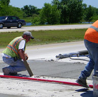 Full Depth Repair (FDR) troweling