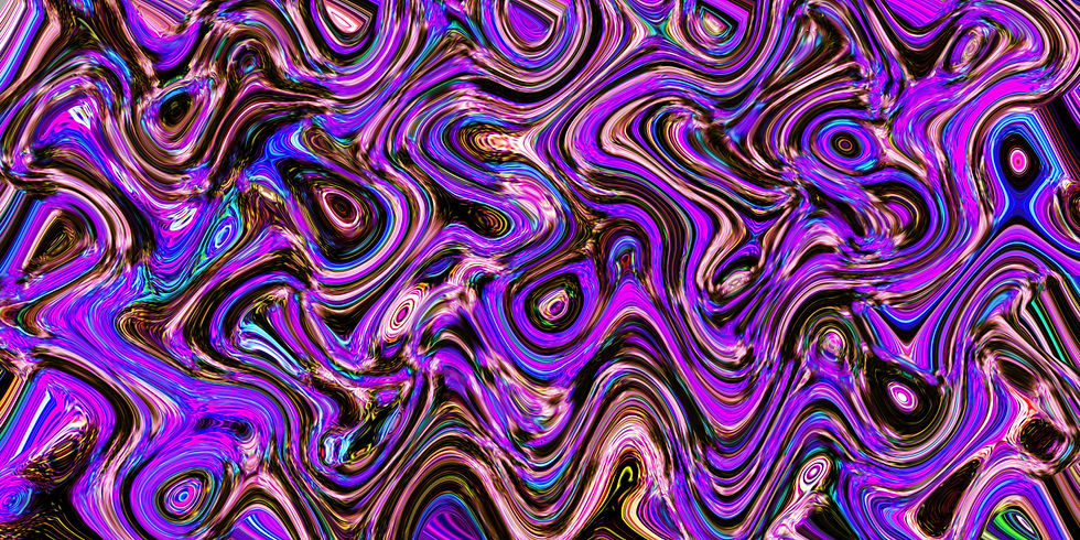 Purple wavy patterns