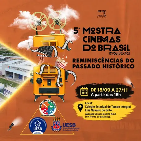 5ª Autêntica Mostra Cinemas do Brasil segue em Jequié/BA com sessões gratuitas até novembro
