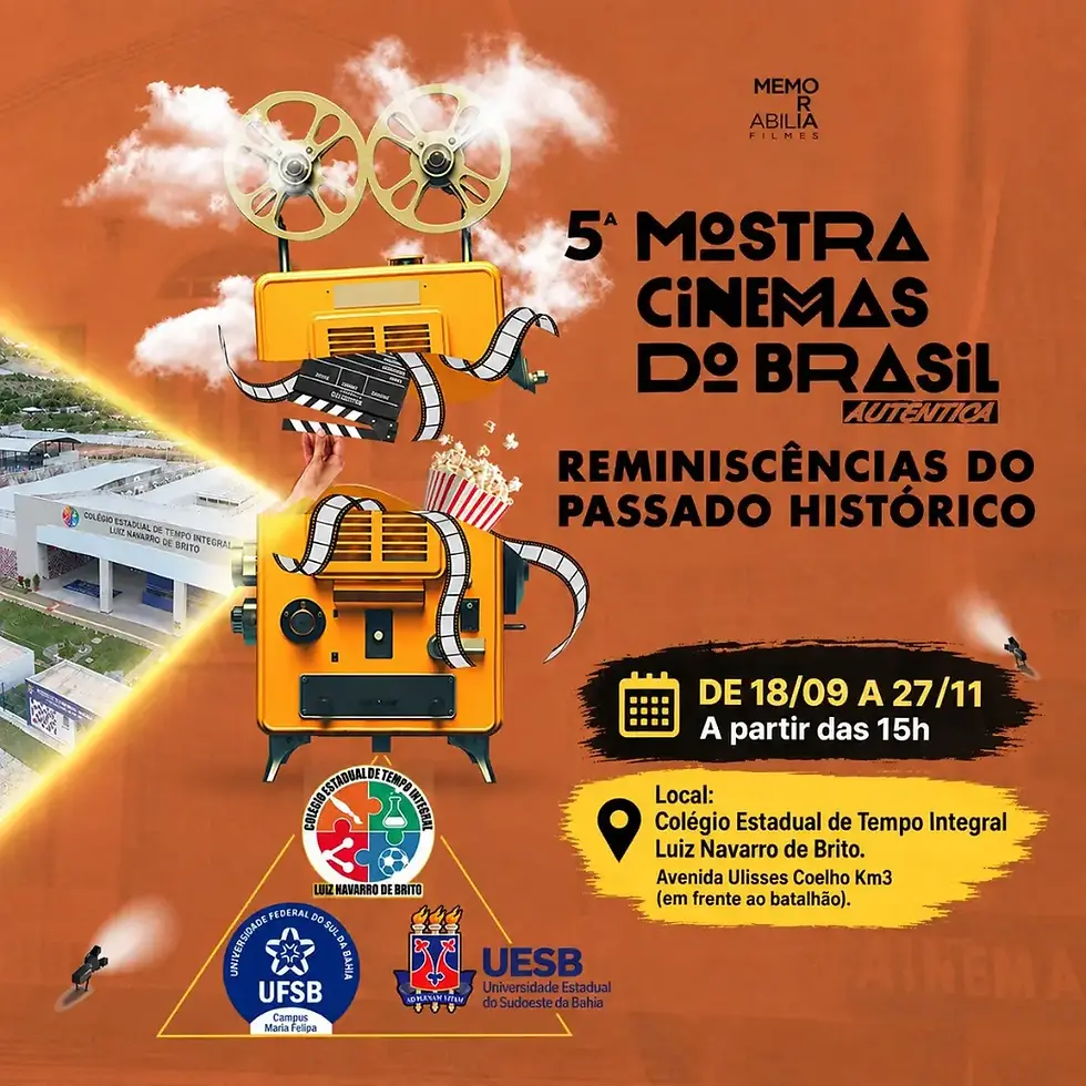 5ª Autêntica Mostra Cinemas do Brasil segue em Jequié/BA com sessões gratuitas até novembro