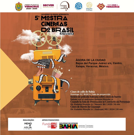 Red Xalapeña de Cine Clubes exibe a 5ª Autêntica Mostra Cinemas do Brasil em Xalapa