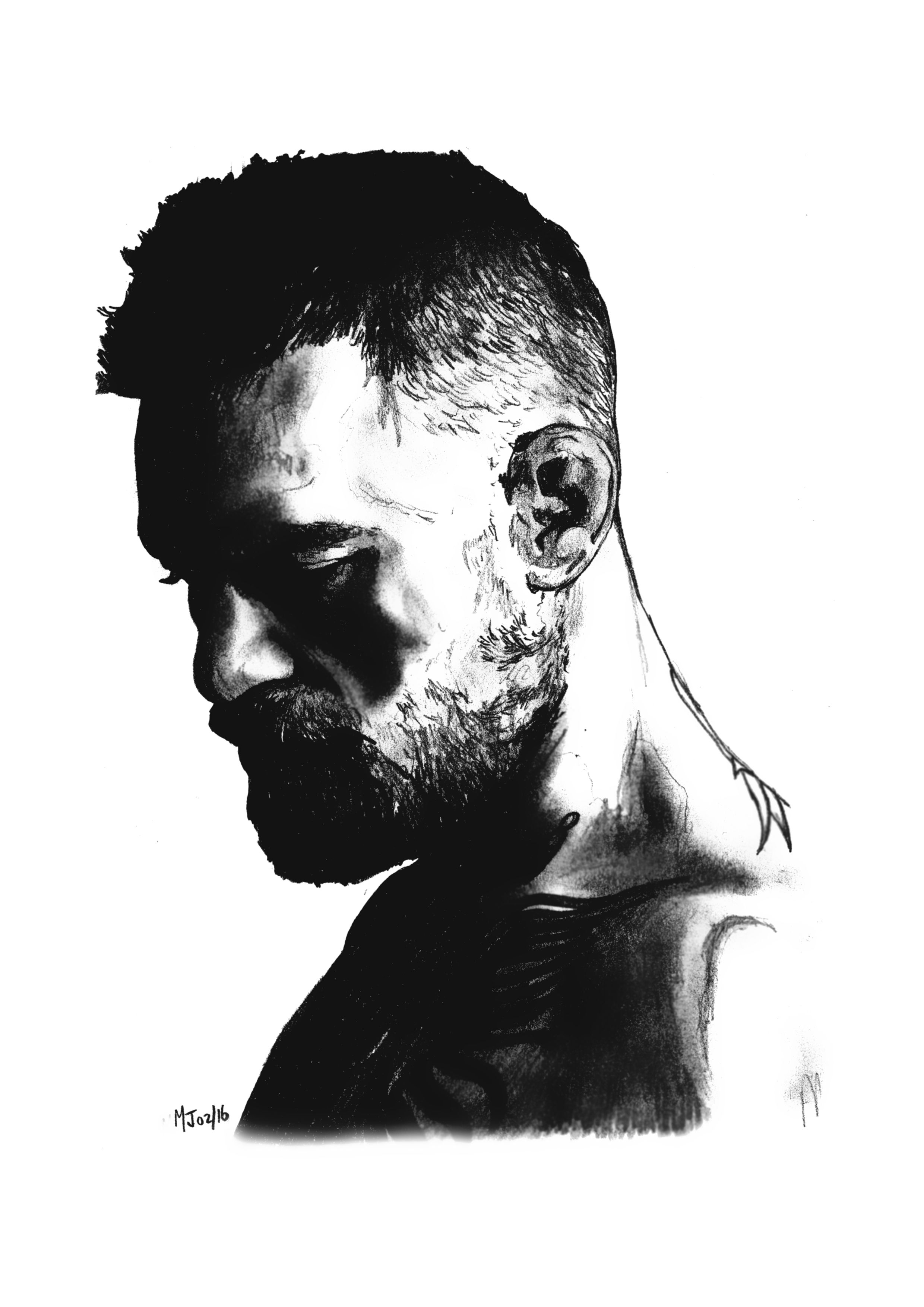 Conor McGregor Portrait Drawing