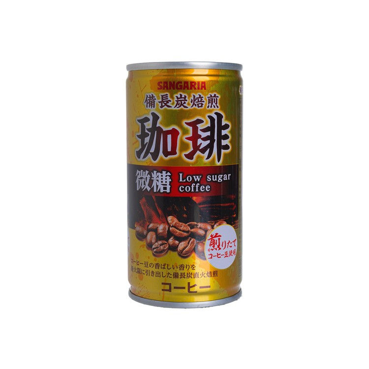 新加利亞備長炭焙煎咖啡-微糖 185ml