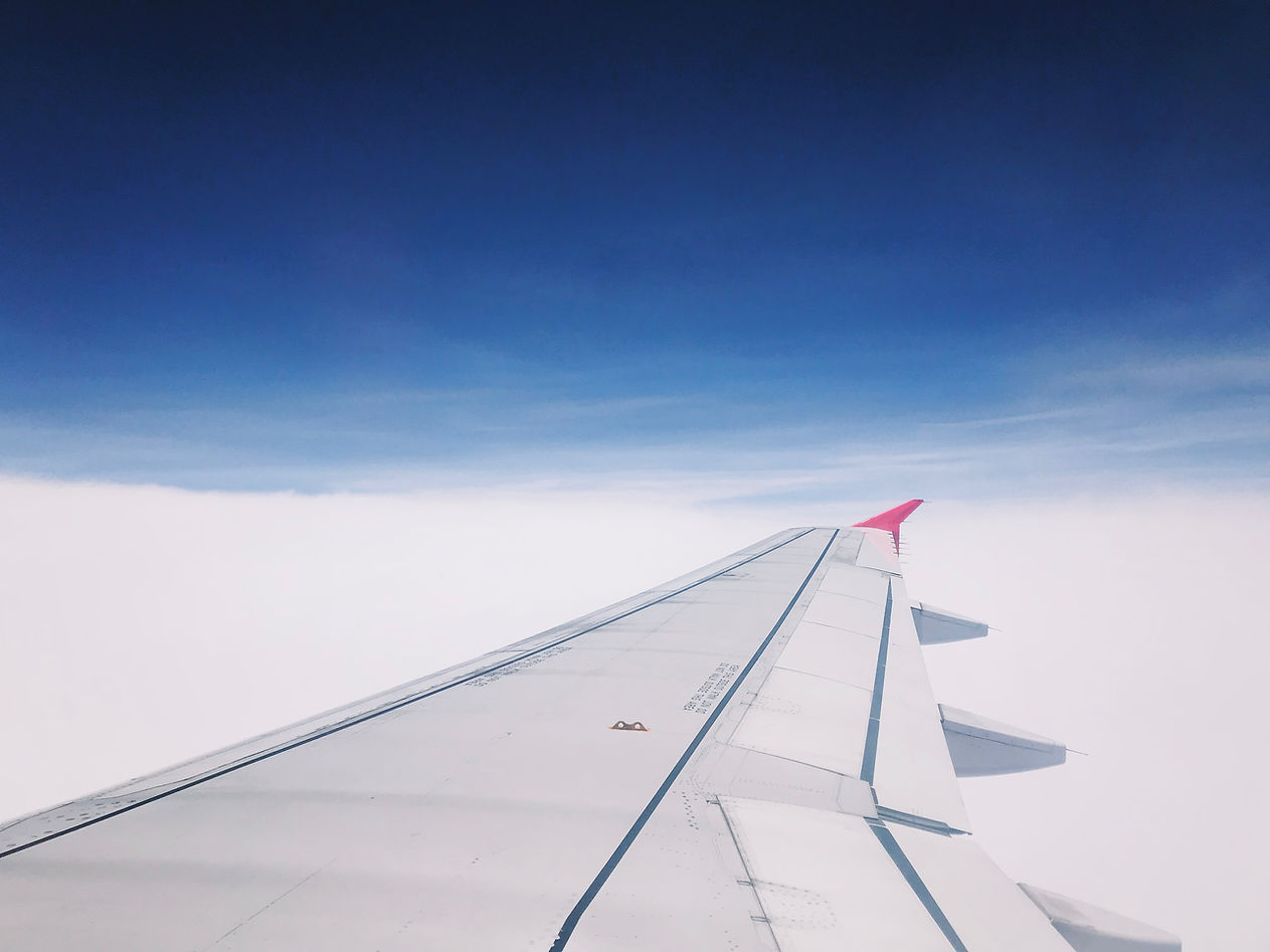 Airplane Wing View