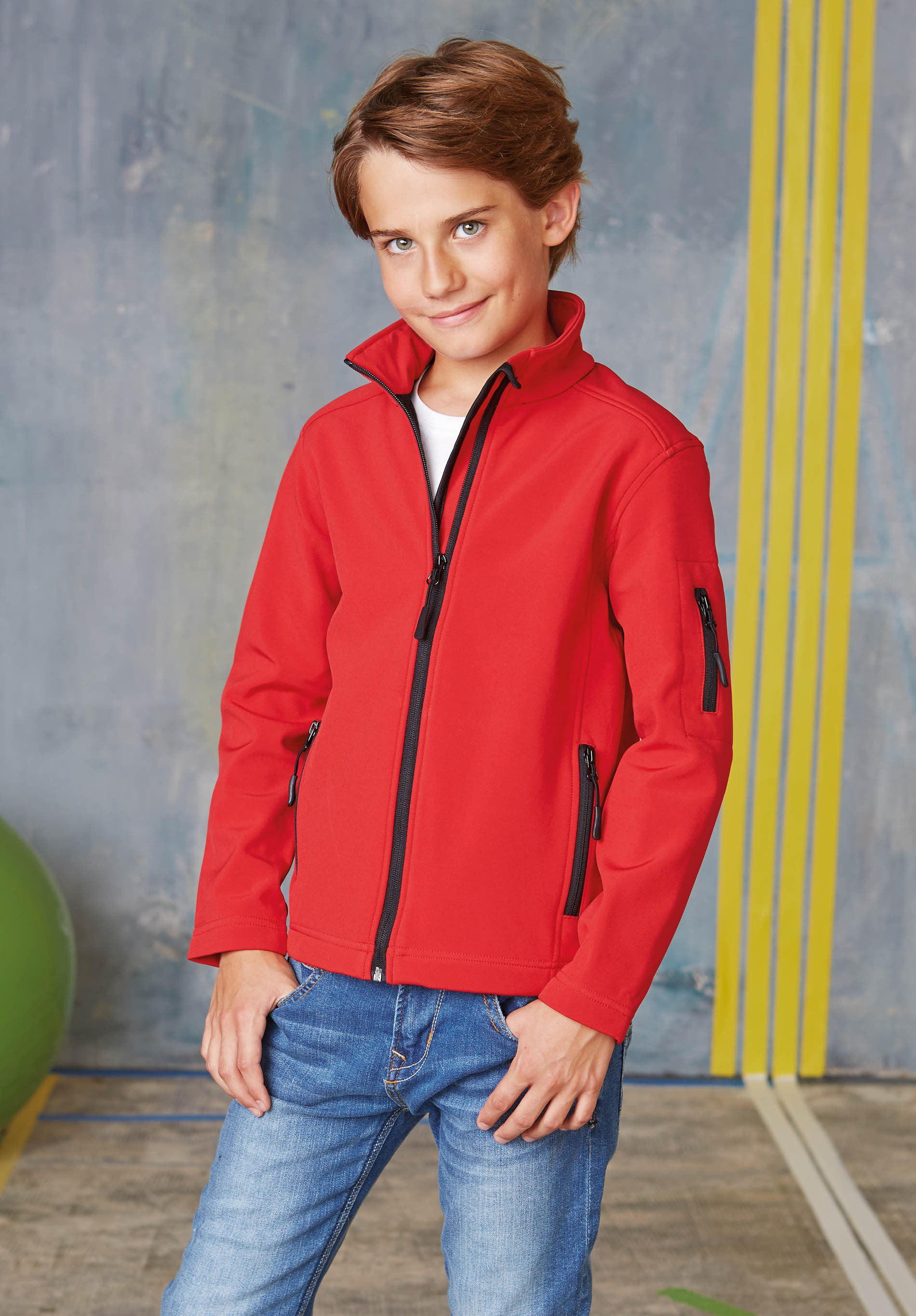Softshell jas KIDS KARIBAN