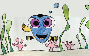 Year 3 students learning to draw cartoon characters during a Toon Creations incursion