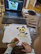 Live online cartooning incursion via Zoom for primary school students Australia-wide