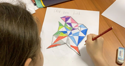 Geo Drawing completed during an after school class.