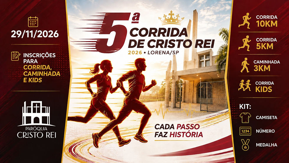 5ª CORRIDA DE RUA E CAMINHADA DE CRISTO REI