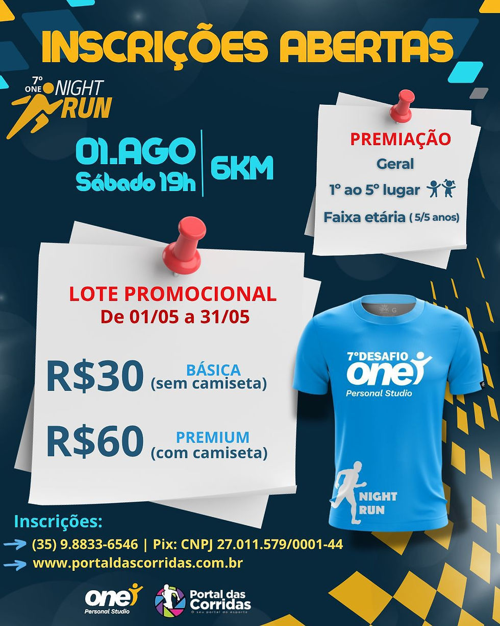 7 DESAFIO ONE NIGHT RUN